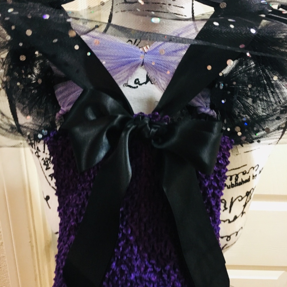 MALEFICENT couture tutu dress/costume - Picture 5 of 7